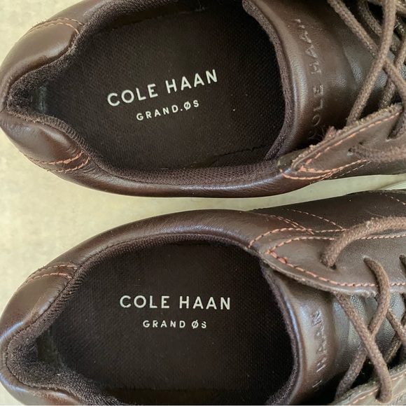 Cole Haan Men's Grand Tour Sport Oxford Sneakers Leather Size 8M Chestnut - Picture 7 of 9